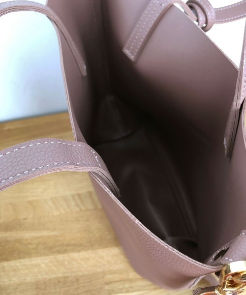 marjour(マージュール)の「DAIRY TOTE BAG(ショルダーバッグ・レディース・ブラック/ピンクベージュ・FREE)」の14枚目の写真