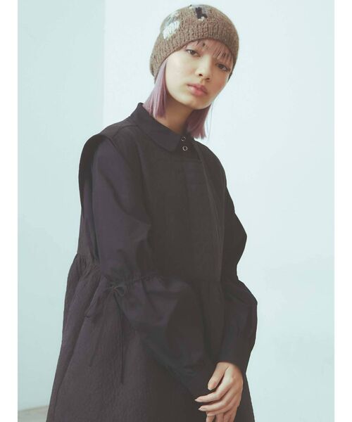 merry jenny（メリージェニー）の「カップルワッチ（ニットキャップ/ビーニー・レディース・ホワイト/ブラウン・FREE）」の7枚目の写真