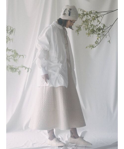 merry jenny（メリージェニー）の「カップルワッチ（ニットキャップ/ビーニー・レディース・ホワイト/ブラウン・FREE）」の20枚目の写真