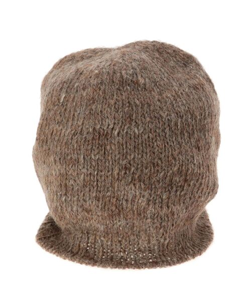 merry jenny（メリージェニー）の「カップルワッチ（ニットキャップ/ビーニー・レディース・ホワイト/ブラウン・FREE）」の11枚目の写真