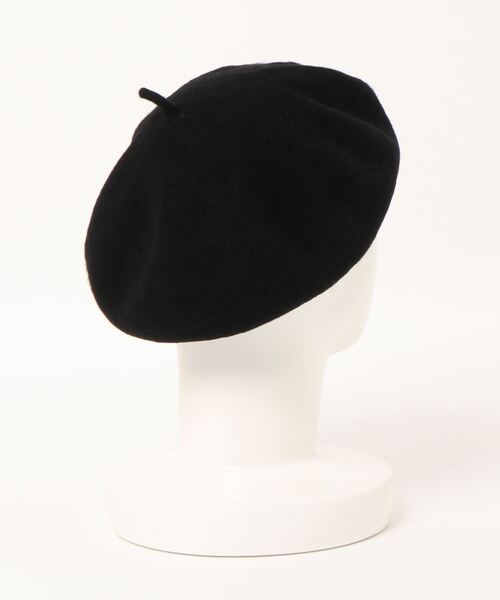 petit main LIEN（プティマインリアン）の「ベレー帽（ハンチング/ベレー帽・レディース・キャメル/ブラック・FREE）」の8枚目の写真