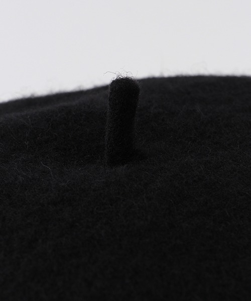 petit main LIEN（プティマインリアン）の「ベレー帽（ハンチング/ベレー帽・レディース・キャメル/ブラック・FREE）」の3枚目の写真