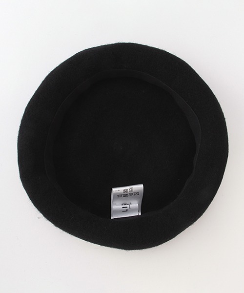 petit main LIEN（プティマインリアン）の「ベレー帽（ハンチング/ベレー帽・レディース・キャメル/ブラック・FREE）」の4枚目の写真