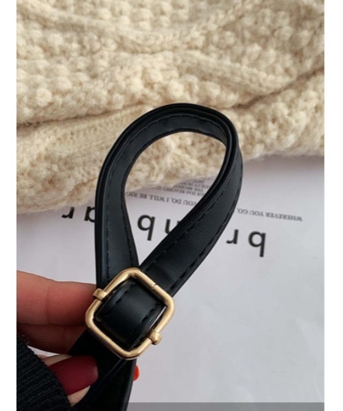 Ritzy（リッツィー）の「大人シルエット 丸型ボックス エレガント ショルダーバッグ（ショルダーバッグ・レディース・ホワイト/ブラック/キャメル・FREE）」の12枚目の写真