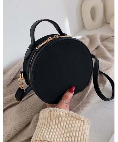 Ritzy（リッツィー）の「大人シルエット 丸型ボックス エレガント ショルダーバッグ（ショルダーバッグ・レディース・ホワイト/ブラック/キャメル・FREE）」の22枚目の写真