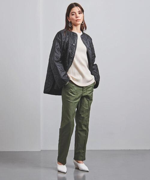 HYKE(ハイク)の「【別注】<HYKE(ハイク)>QUILT INNER コート ■■■ †(その他アウター・レディース・オリーブ/ブラック・2/3/1)」の15枚目の写真