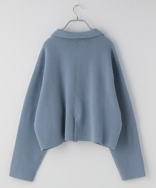 PAGEBOY（ページボーイ）の「eill×PAGEBOYニットアップジャケット（その他アウター・レディース・ブラック/ブルー/ライラック・FREE）」の15枚目の写真