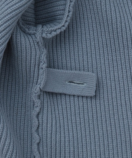 PAGEBOY（ページボーイ）の「eill×PAGEBOYニットアップジャケット（その他アウター・レディース・ブラック/ブルー/ライラック・FREE）」の19枚目の写真