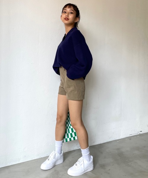 SHAGGIE（シャギー）の「ミニコーデュロイショートパンツ（その他パンツ・レディース・ブラック/ベージュ/グレー・SMALL/MEDIUM）」の19枚目の写真