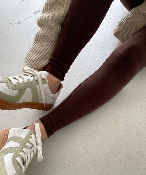 CANAL JEAN(キャナルジーン)の「El mar(エルマール) 起毛レギンス(レギンス/スパッツ・レディース・ブラウン/チャコールグレー/アイボリー/ベージュ・ONE SIZE)」の9枚目の写真
