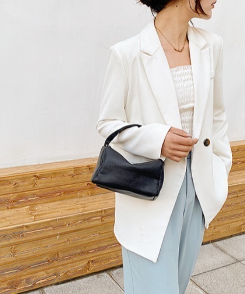 Opinion korean town（オピニオン コリアン タウン）の「Square 2way hand bag（ハンドバッグ・レディース・ホワイト/ブラック/ベージュ・FREE）」の17枚目の写真