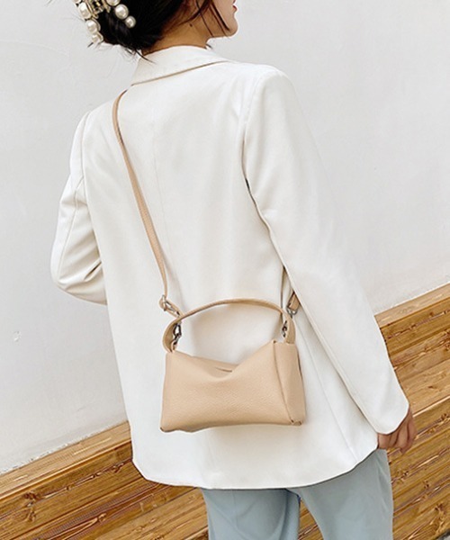 Opinion korean town（オピニオン コリアン タウン）の「Square 2way hand bag（ハンドバッグ・レディース・ホワイト/ブラック/ベージュ・FREE）」の20枚目の写真