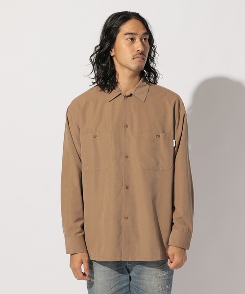 BAYFLOW（ベイフロー）の「フェイクスエードL/Sシャツ（シャツ/ブラウス・メンズ・チャコール/ブラウン/ピンク・MEDIUM/LARGE）」の8枚目の写真