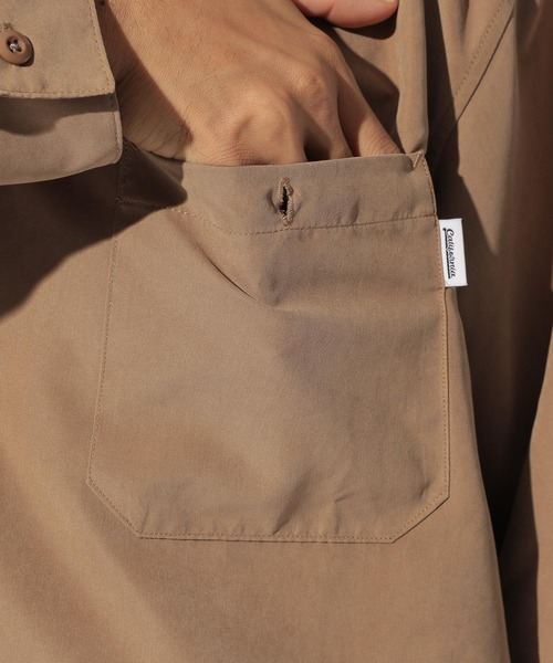 BAYFLOW（ベイフロー）の「フェイクスエードL/Sシャツ（シャツ/ブラウス・メンズ・チャコール/ブラウン/ピンク・MEDIUM/LARGE）」の12枚目の写真