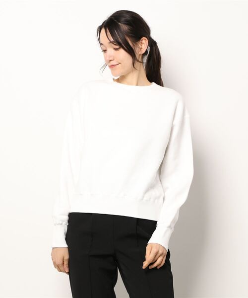 TICCA（ティッカ）の「【TICCA】クルーネックプルオーバー WOMEN（スウェット・レディース・ホワイト/ベージュ・FREE）」の6枚目の写真