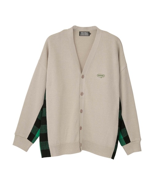 HYSTERIC GLAMOUR（ヒステリックグラマー）の「HYSTERIC!刺繍 カーディガン（カーディガン/ボレロ・メンズ・ブラック/グレー/ブラウン・LARGE/MEDIUM/SMALL/X-LARGE）」の6枚目の写真