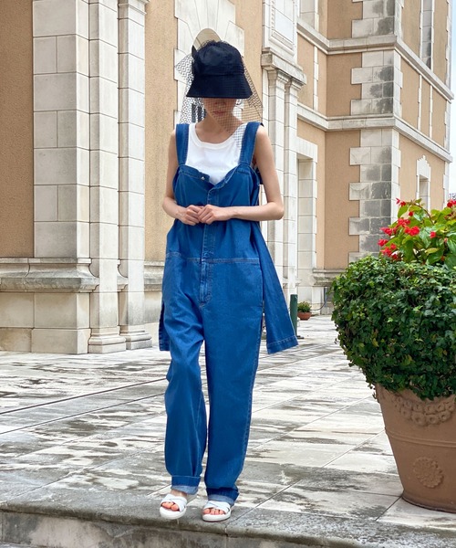 チョココロネ様 デニム 38ブルー FLUMOR（フラマー）の「8オンスデニム2wayパンツ（デニムパンツ）」 - WEAR