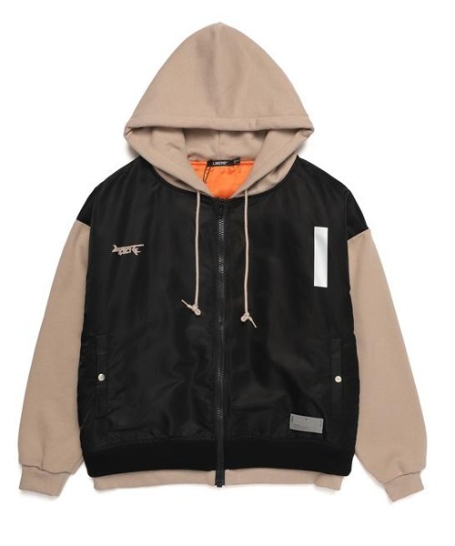 Libere Coffee ユニセックス 70 を購入できます B 2nd リベーレ Ma 1 Mk3 Hoodie Zip Up Libere リベーレ のファッション Mk3 Coffee ユニセックス パーカー