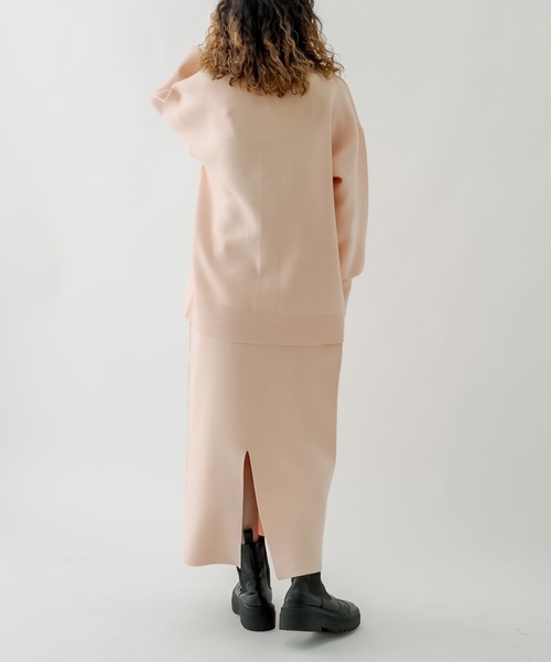 mystic（ミスティック）の「スウェットライク2WAYカーディガン（カーディガン/ボレロ・レディース・ブラック/オフホワイト/ピンク・FREE）」の20枚目の写真