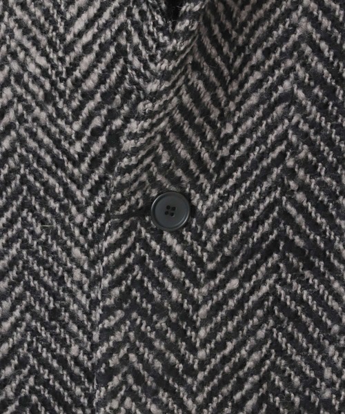 BASISBROEK(バシスブルック)の「BASIS BROEK NEREM(チェスターコート・メンズ・ブラック系その他・2)」の8枚目の写真