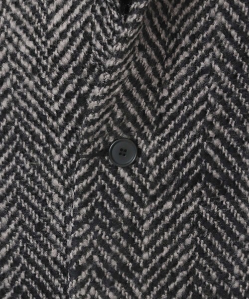 BASISBROEK(バシスブルック)の「BASIS BROEK NEREM(チェスターコート・メンズ・ブラック系その他・2)」の2枚目の写真