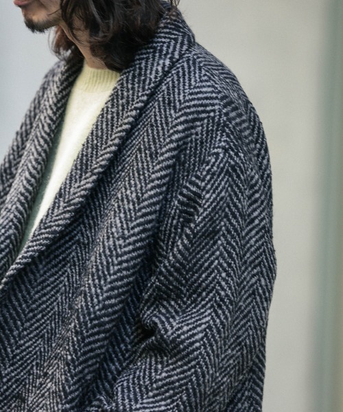 BASISBROEK(バシスブルック)の「BASIS BROEK NEREM(チェスターコート・メンズ・ブラック系その他・2)」の12枚目の写真