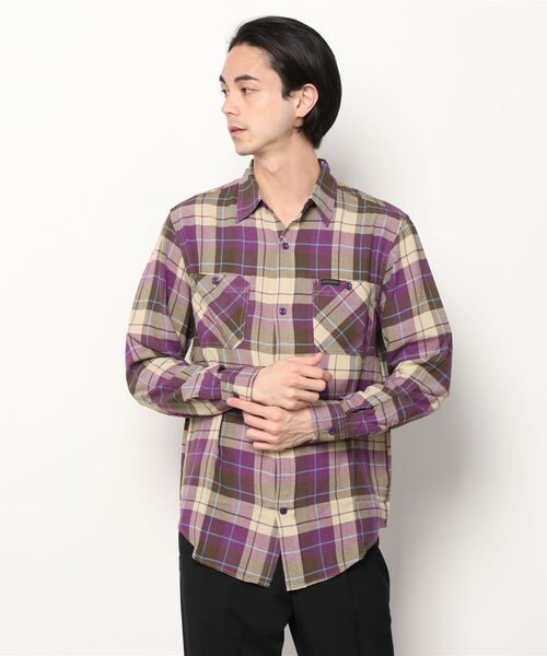 HYSTERIC GLAMOUR（ヒステリックグラマー）の「エンジニアシャツ（シャツ/ブラウス・メンズ・ブラック系その他/パープル系その他/レッド系その他・SMALL/MEDIUM/LARGE/X-LARGE）」の9枚目の写真