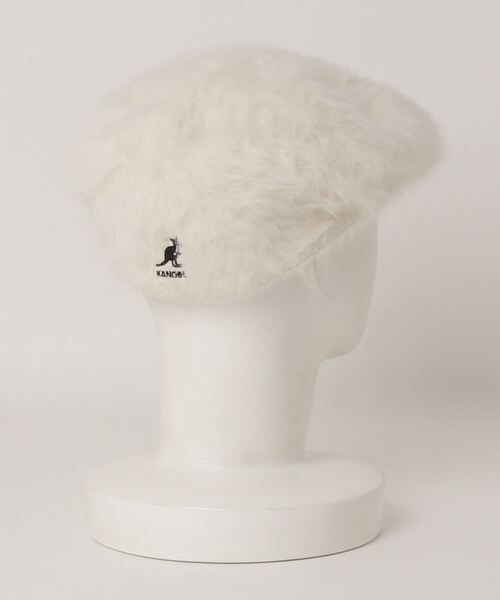 KANGOL(カンゴール)の「KANGOL Furgora 504 エコファーゴラ 504 ハンチング(ハンチング/ベレー帽・メンズ・ブラック/アイボリー/ブラウン/ブラック系その他/アイボリー系・L/M)」の8枚目の写真