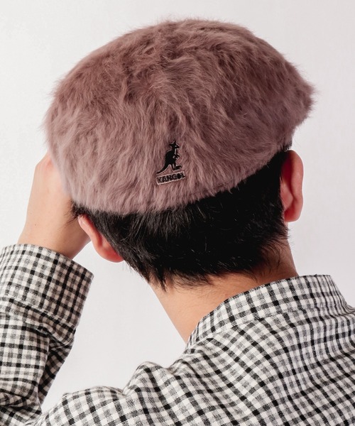 KANGOL(カンゴール)の「KANGOL Furgora 504 エコファーゴラ 504 ハンチング(ハンチング/ベレー帽・メンズ・ブラック/アイボリー/ブラウン/ブラック系その他/アイボリー系・L/M)」の10枚目の写真