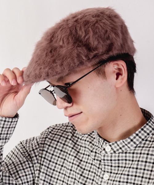 KANGOL(カンゴール)の「KANGOL Furgora 504 エコファーゴラ 504 ハンチング(ハンチング/ベレー帽・メンズ・ブラック/アイボリー/ブラウン/ブラック系その他/アイボリー系・L/M)」の11枚目の写真