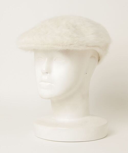KANGOL(カンゴール)の「KANGOL Furgora 504 エコファーゴラ 504 ハンチング(ハンチング/ベレー帽・メンズ・ブラック/アイボリー/ブラウン/ブラック系その他/アイボリー系・L/M)」の9枚目の写真
