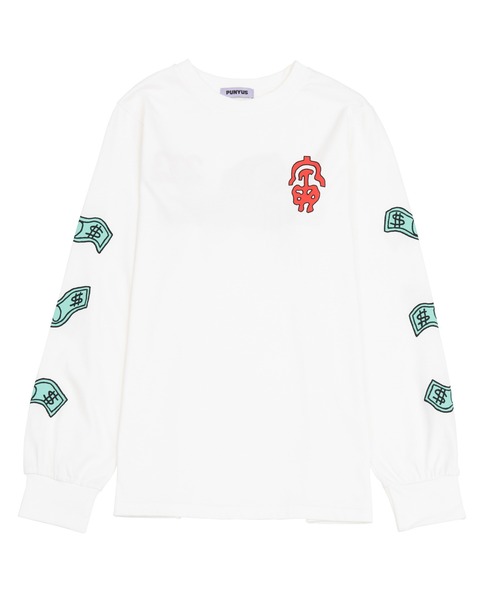 PUNYUS（プニュズ）の「寅プリントロンＴ（Tシャツ/カットソー・レディース・ホワイト/スミクロ・1/2/4/3）」の11枚目の写真