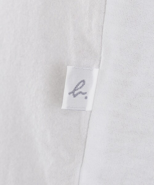 agnes b.(アニエスベー)の「J309 TS ロングスリーブコットンTシャツ(Tシャツ/カットソー・レディース・ホワイト・3/2/1)」の7枚目の写真