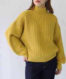 HER CLOSET | 【shemoshelly】バルキーケーブルハイネックニット(ニット/セーター)