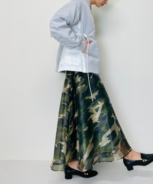 DOLLUPOOPS（ドールアップウップス）の「AラインドロストMA-１（MA-1・レディース・グレー/カーキ/ブラック・38）」の4枚目の写真