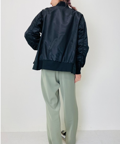 DOLLUPOOPS（ドールアップウップス）の「AラインドロストMA-１（MA-1・レディース・グレー/カーキ/ブラック・38）」の16枚目の写真