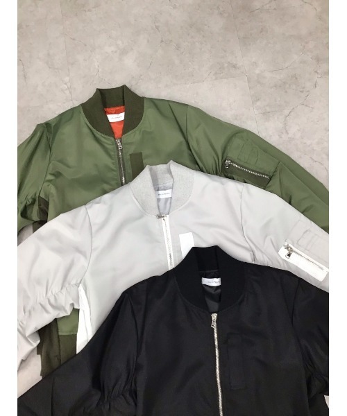 DOLLUPOOPS（ドールアップウップス）の「AラインドロストMA-１（MA-1・レディース・グレー/カーキ/ブラック・38）」の22枚目の写真