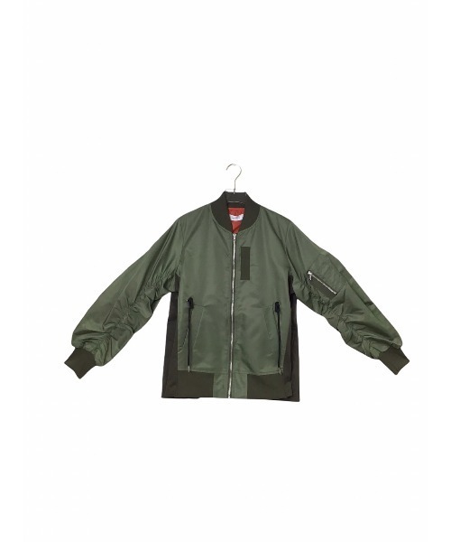 DOLLUPOOPS（ドールアップウップス）の「AラインドロストMA-１（MA-1・レディース・グレー/カーキ/ブラック・38）」の10枚目の写真