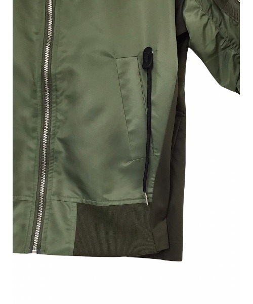 DOLLUPOOPS（ドールアップウップス）の「AラインドロストMA-１（MA-1・レディース・グレー/カーキ/ブラック・38）」の6枚目の写真