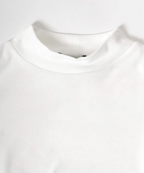 Salong hameu（サロン ハミュー）の「スムースカットソー タートルネック・ハイネック 長袖Tシャツ/無地トップス/ロンT メンズ レディース（Tシャツ/カットソー・メンズ・ホワイト/ブラック/ホワイト系その他/ブラック系その他/グレイッシュベージュ/ベージュ系その他・LL/M/L）」の14枚目の写真