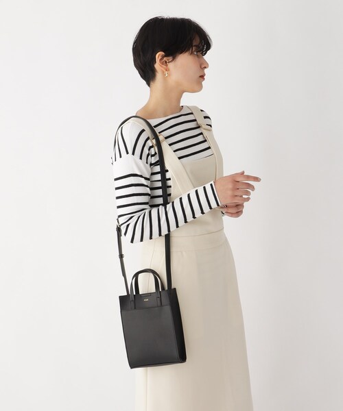 OPAQUE.CLIP（オペークドットクリップ）の「◆スクエアミニショルダーバッグ【軽量】（ショルダーバッグ・レディース・ライトブルー/ブラック/グレー/オフホワイト/ライトグリーン・00）」の3枚目の写真