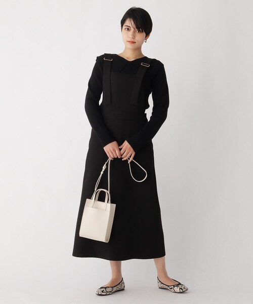 OPAQUE.CLIP（オペークドットクリップ）の「◆スクエアミニショルダーバッグ【軽量】（ショルダーバッグ・レディース・ライトブルー/ブラック/グレー/オフホワイト/ライトグリーン・00）」の6枚目の写真