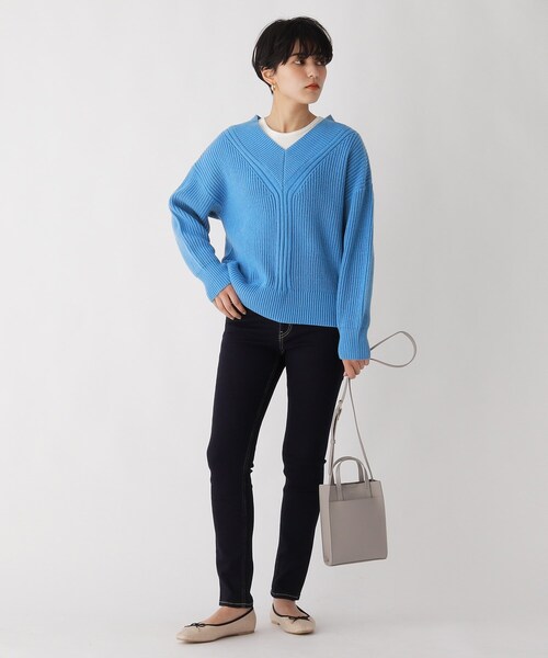 OPAQUE.CLIP（オペークドットクリップ）の「◆スクエアミニショルダーバッグ【軽量】（ショルダーバッグ・レディース・ライトブルー/ブラック/グレー/オフホワイト/ライトグリーン・00）」の8枚目の写真