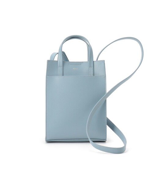 OPAQUE.CLIP（オペークドットクリップ）の「◆スクエアミニショルダーバッグ【軽量】（ショルダーバッグ・レディース・ライトブルー/ブラック/グレー/オフホワイト/ライトグリーン・00）」の16枚目の写真