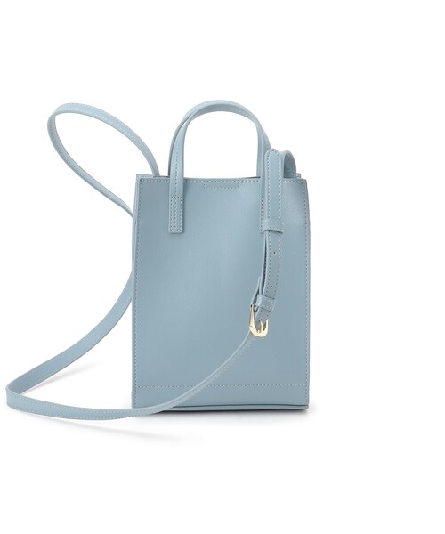 OPAQUE.CLIP（オペークドットクリップ）の「◆スクエアミニショルダーバッグ【軽量】（ショルダーバッグ・レディース・ライトブルー/ブラック/グレー/オフホワイト/ライトグリーン・00）」の18枚目の写真