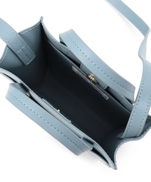 OPAQUE.CLIP（オペークドットクリップ）の「◆スクエアミニショルダーバッグ【軽量】（ショルダーバッグ・レディース・ライトブルー/ブラック/グレー/オフホワイト/ライトグリーン・00）」の19枚目の写真