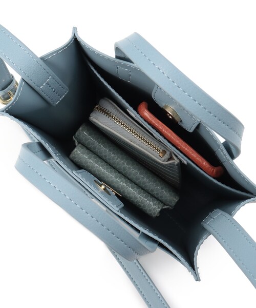 OPAQUE.CLIP（オペークドットクリップ）の「◆スクエアミニショルダーバッグ【軽量】（ショルダーバッグ・レディース・ライトブルー/ブラック/グレー/オフホワイト/ライトグリーン・00）」の20枚目の写真