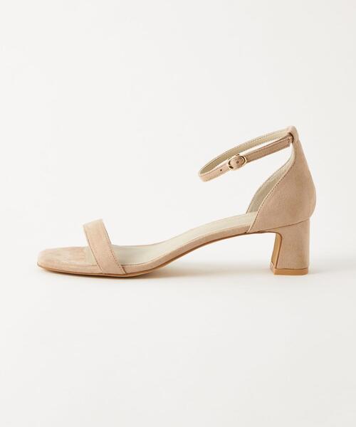 green label relaxing（グリーンレーベルリラクシング）の「スクエア ベルト サンダル(5cmヒール)（サンダル・レディース・ブラック/ベージュ/オリーブ/シルバー・22cm/22.5cm/23cm/23.5cm/24cm/24.5cm/25cm/25.5cm）」の10枚目の写真