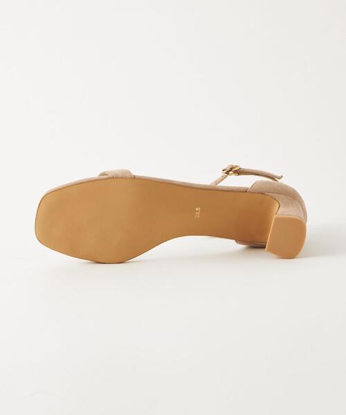 green label relaxing（グリーンレーベルリラクシング）の「スクエア ベルト サンダル(5cmヒール)（サンダル・レディース・ブラック/ベージュ/オリーブ/シルバー・22cm/22.5cm/23cm/23.5cm/24cm/24.5cm/25cm/25.5cm）」の9枚目の写真
