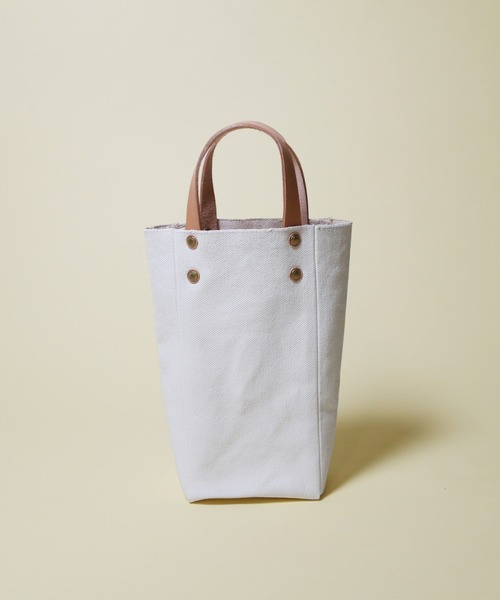 THE SUPERIOR LABOR（シュペリオールレイバー）の「paint canvas bag S（トートバッグ・メンズ・ホワイト/グリーン/ブルー・FREE）」の2枚目の写真